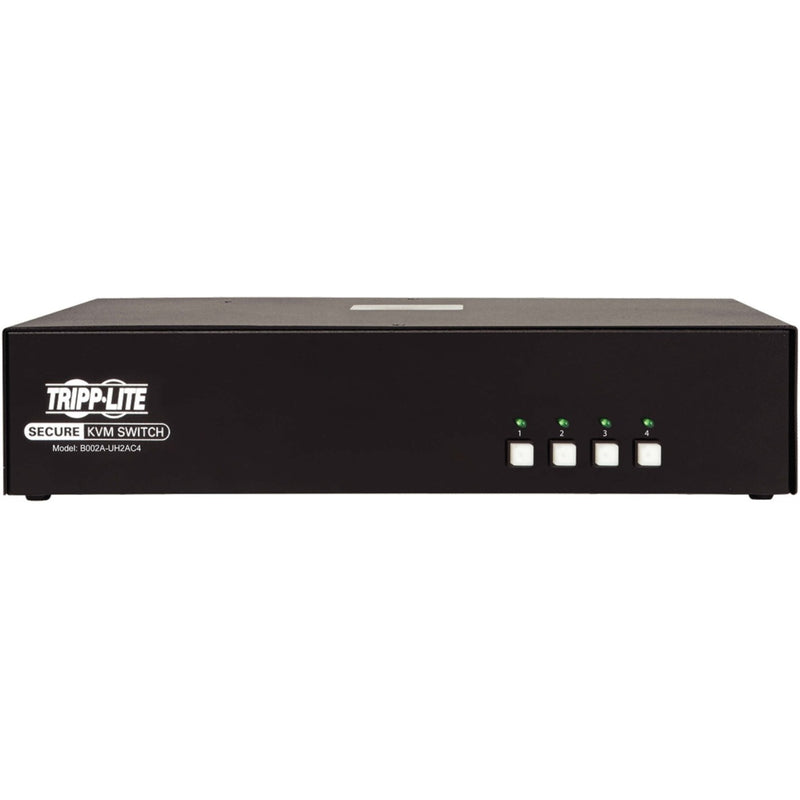 Side view of Tripp Lite secure KVM switch showing ventilation system