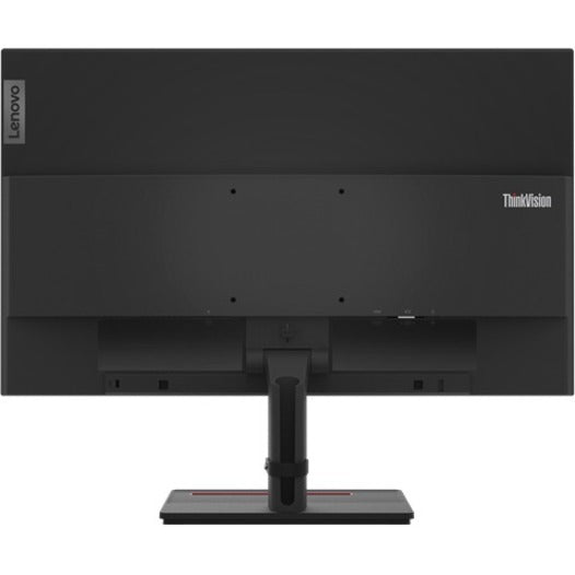 Rear view of ThinkVision S24e-20 showing clean back panel design