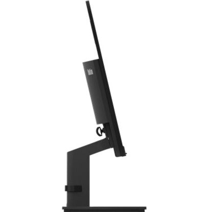 Side profile of ThinkVision S24e-20 showing tilt adjustment mechanism