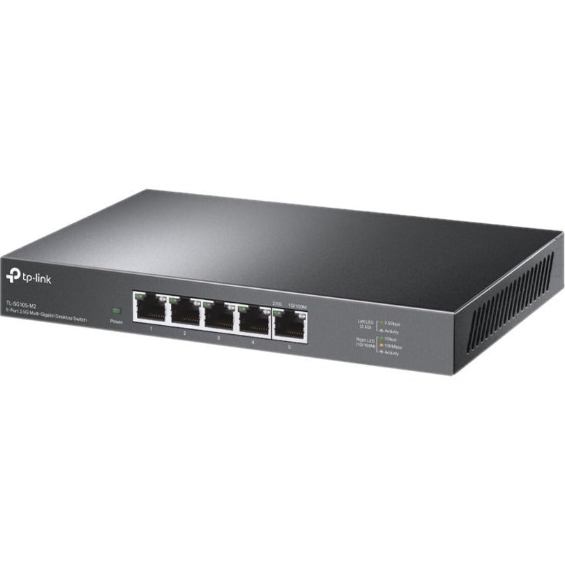 TP-Link TL-SG105-M2 Commutateur de bureau 5 ports 2.5G Commutateur réseau Ethernet haute vitesse