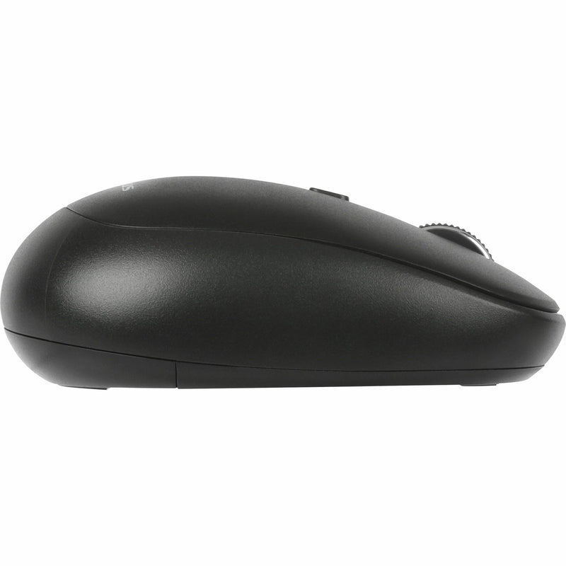 Side profile view of Targus wireless mouse showing ergonomic design