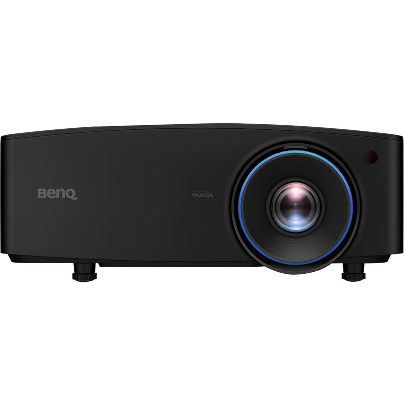 Side view of BenQ LU935ST projector highlighting compact design and professional build quality