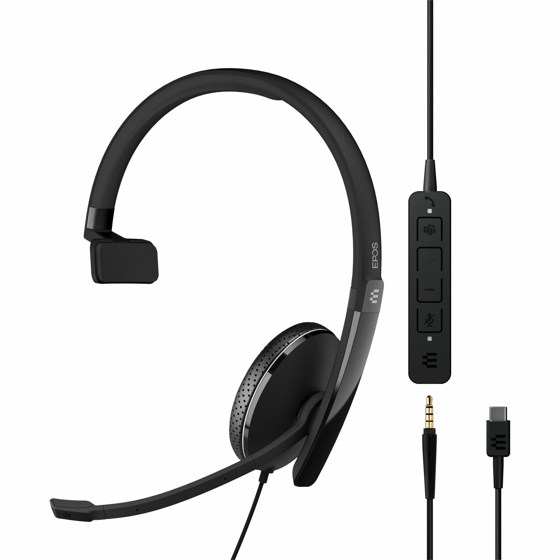 EPOS | SENNHEISER 1000904 ADAPT 135T USB-C II On-ear Headset, Teams Certified