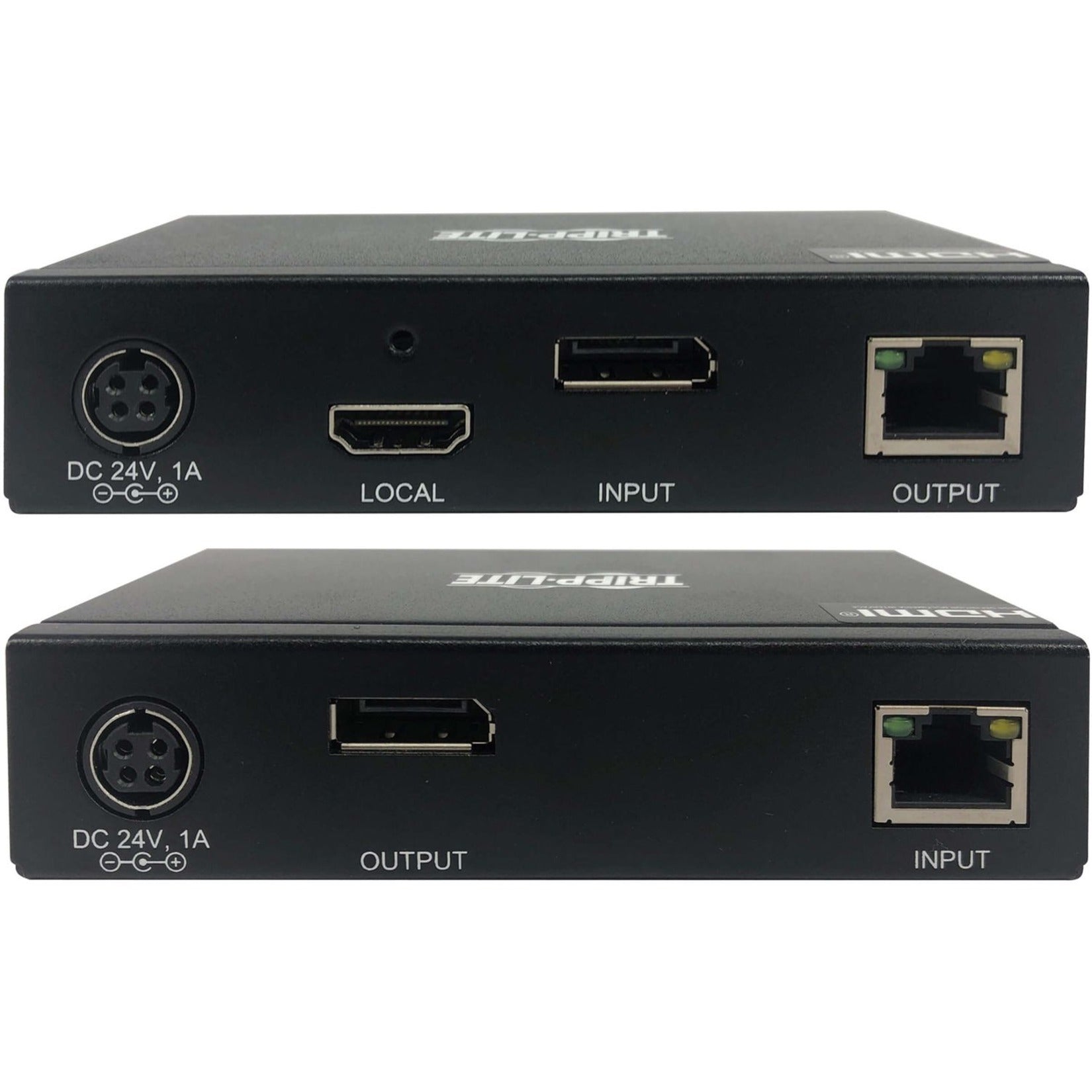 Tripp Lite B127A-1A1-BDBD KVM Extender Kit 4K Video 3840 x 2160 Resolution 1 Year Warranty  트립 라이트 B127A-1A1-BDBD KVM 익스텐더 키트 4K 비디오 3840 x 2160 해상도 1년 보증