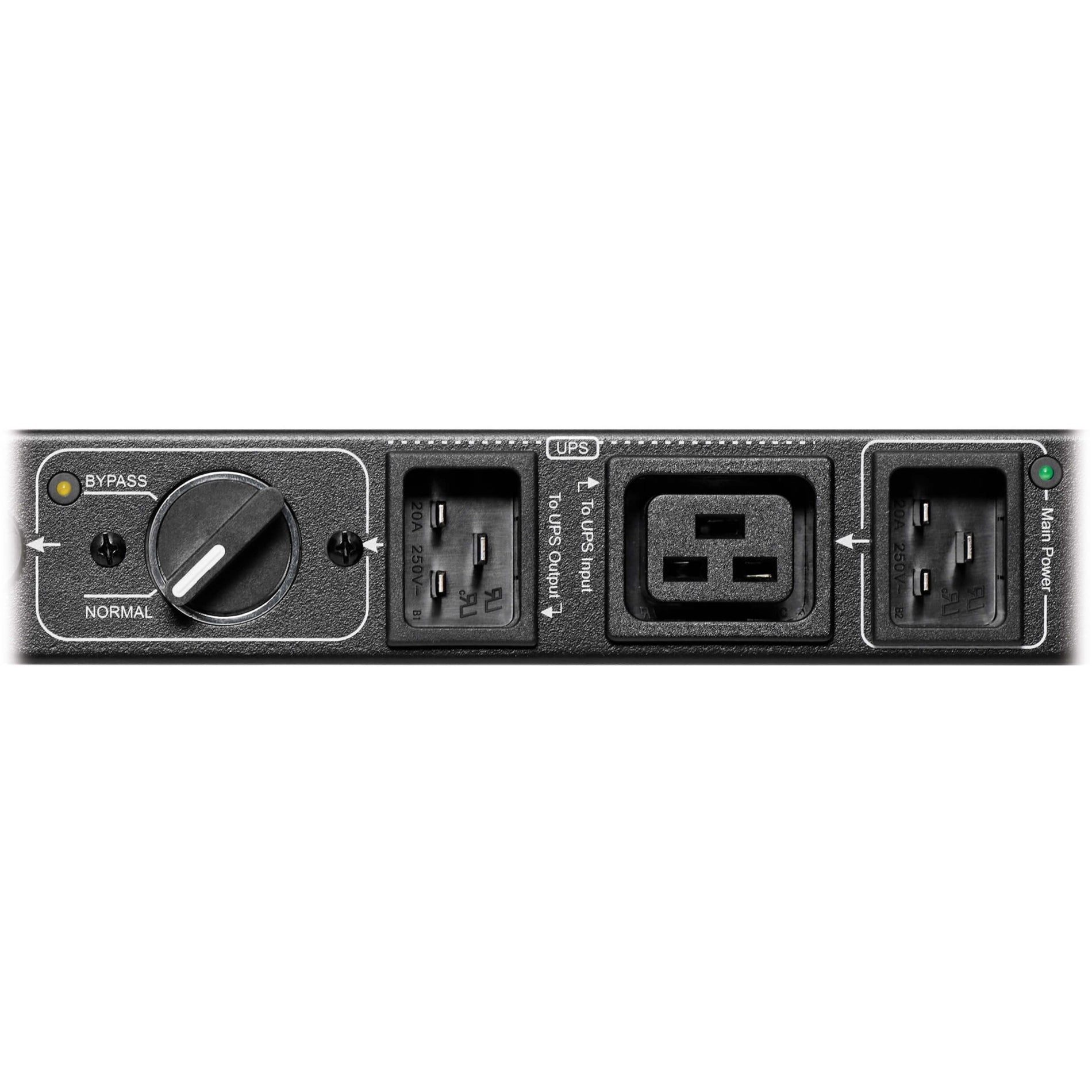 Tripp Lite PDUBHV201U 6-Outlets PDU, 230V AC, 16A, 3800W, Wall/Rack-Mountable