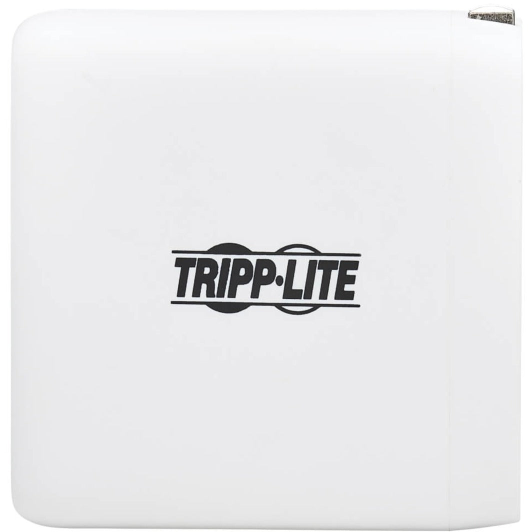 Tripp Lite U280-W01-100C1G Compact 1-Port USB-C Wall Charger GaN Technology 100W PD3.0 Charging White   Tripp Lite U280-W01-100C1G Compact 1-Poort USB-C Wandlader GaN Technologie 100W PD3.0 Opladen Wit