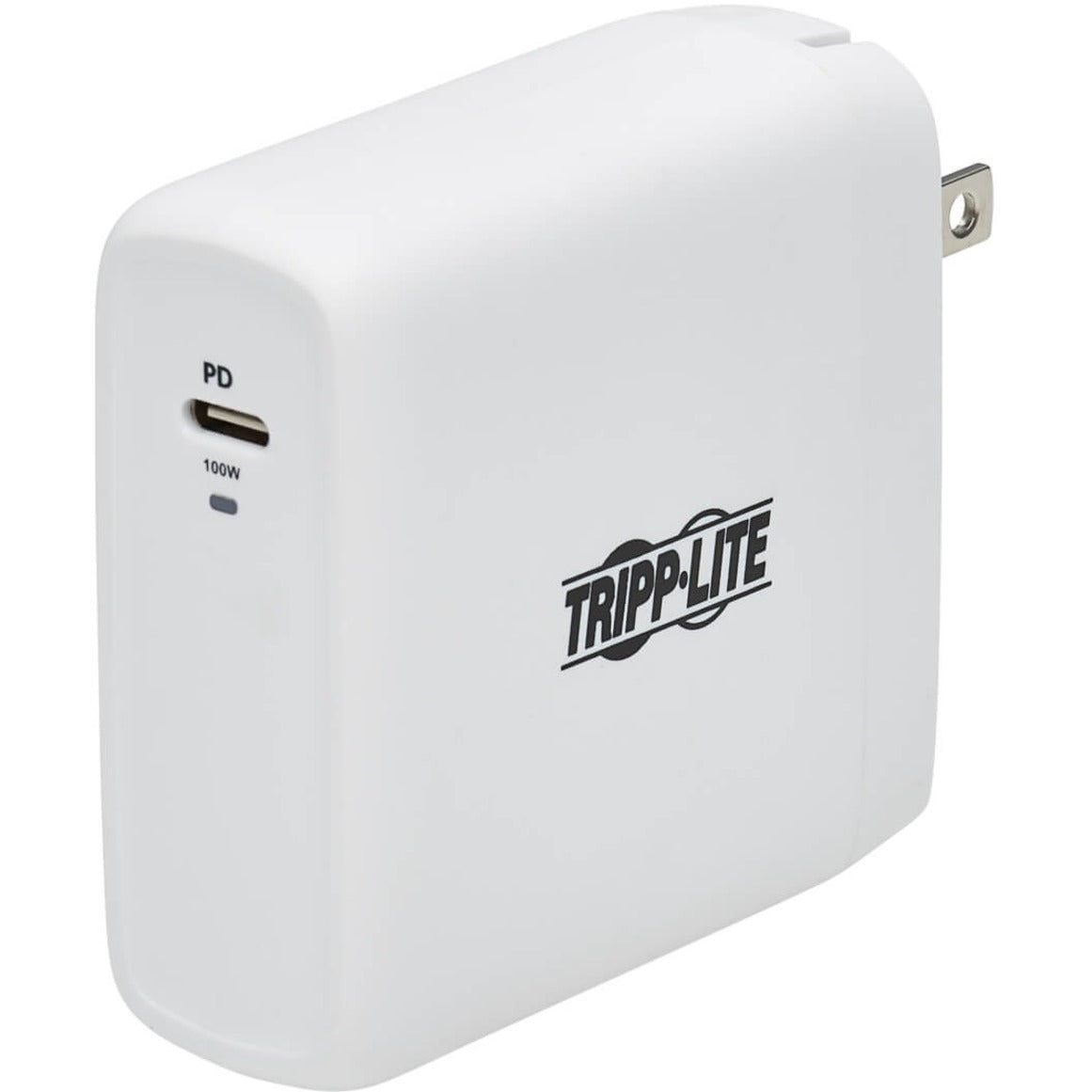 Tripp Lite U280-W01-100C1G Compact 1-Port USB-C Wall Charger GaN Technology 100W PD3.0 Charging White  트립 라이트 U280-W01-100C1G 소형 1포트 USB-C 벽 충전기 GaN 기술 100W PD3.0 충전 화이트