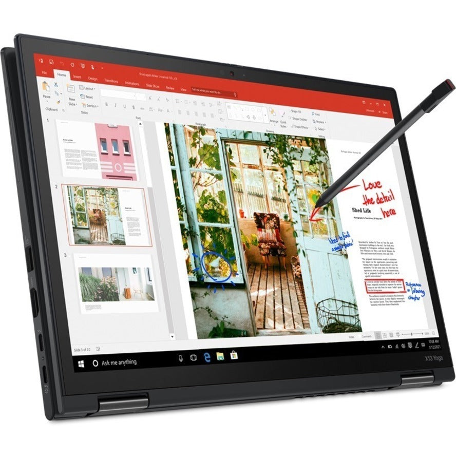 Lenovo 20W80035US ThinkPad X13 Yoga Gen 2 13.3" 2-in-1 Notebook, Intel Core i7, 16GB RAM, 512GB SSD, Windows 10 Pro