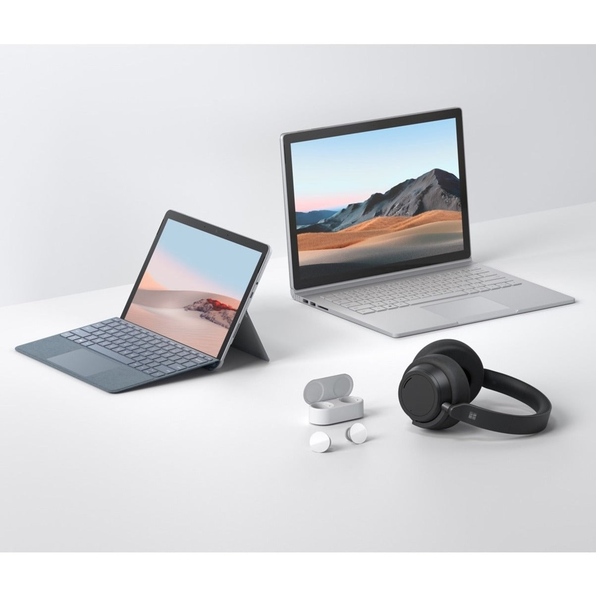 Microsoft 3BS-00001 Surface Headphones 2+ for Business, Over-the-head, Active Noise Canceling, Wireless Bluetooth Headset