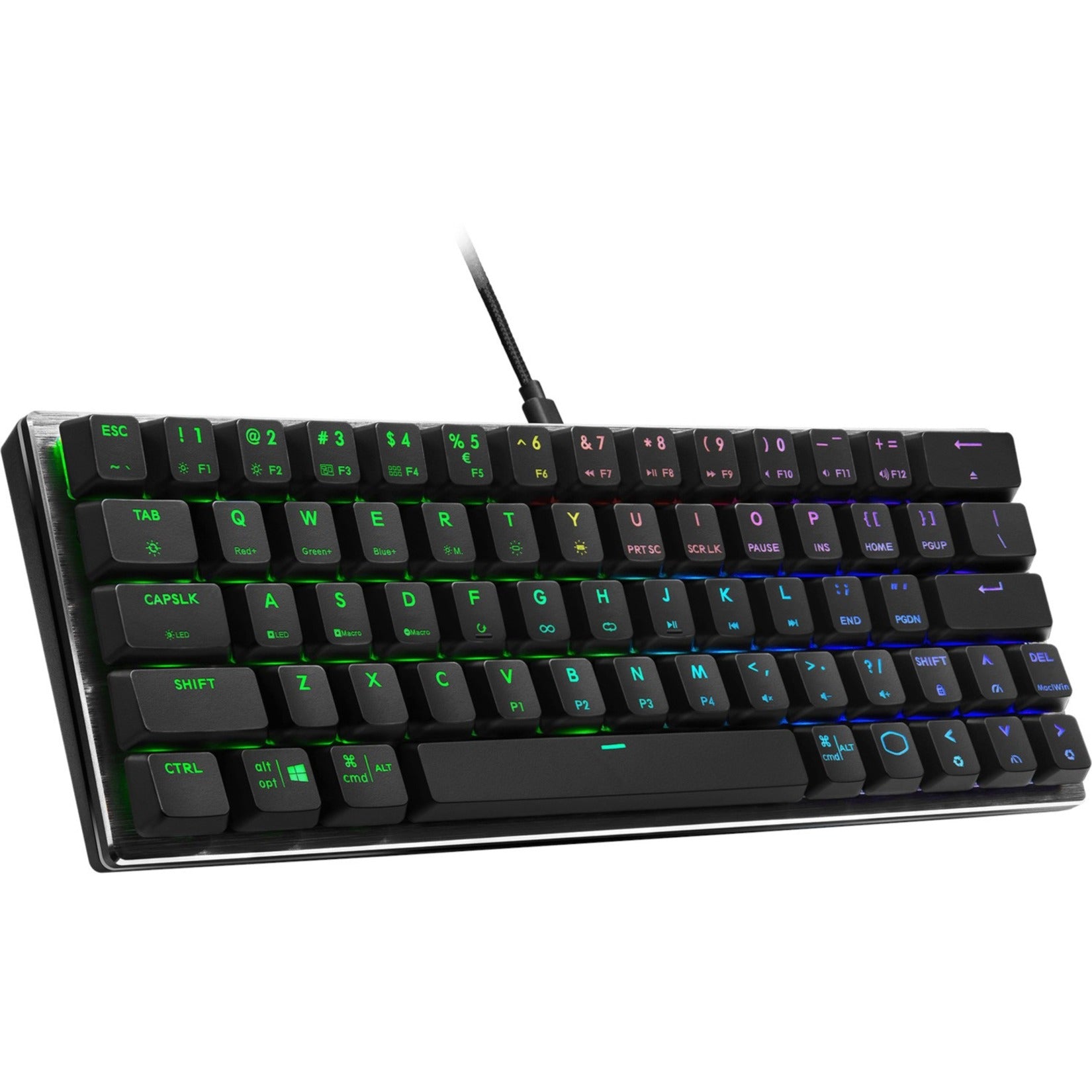 Cooler Master SK-620-GKTR1-US SK620 Gaming Mouse, RGB LED Backlight, Mechanical Keyswitch Technology