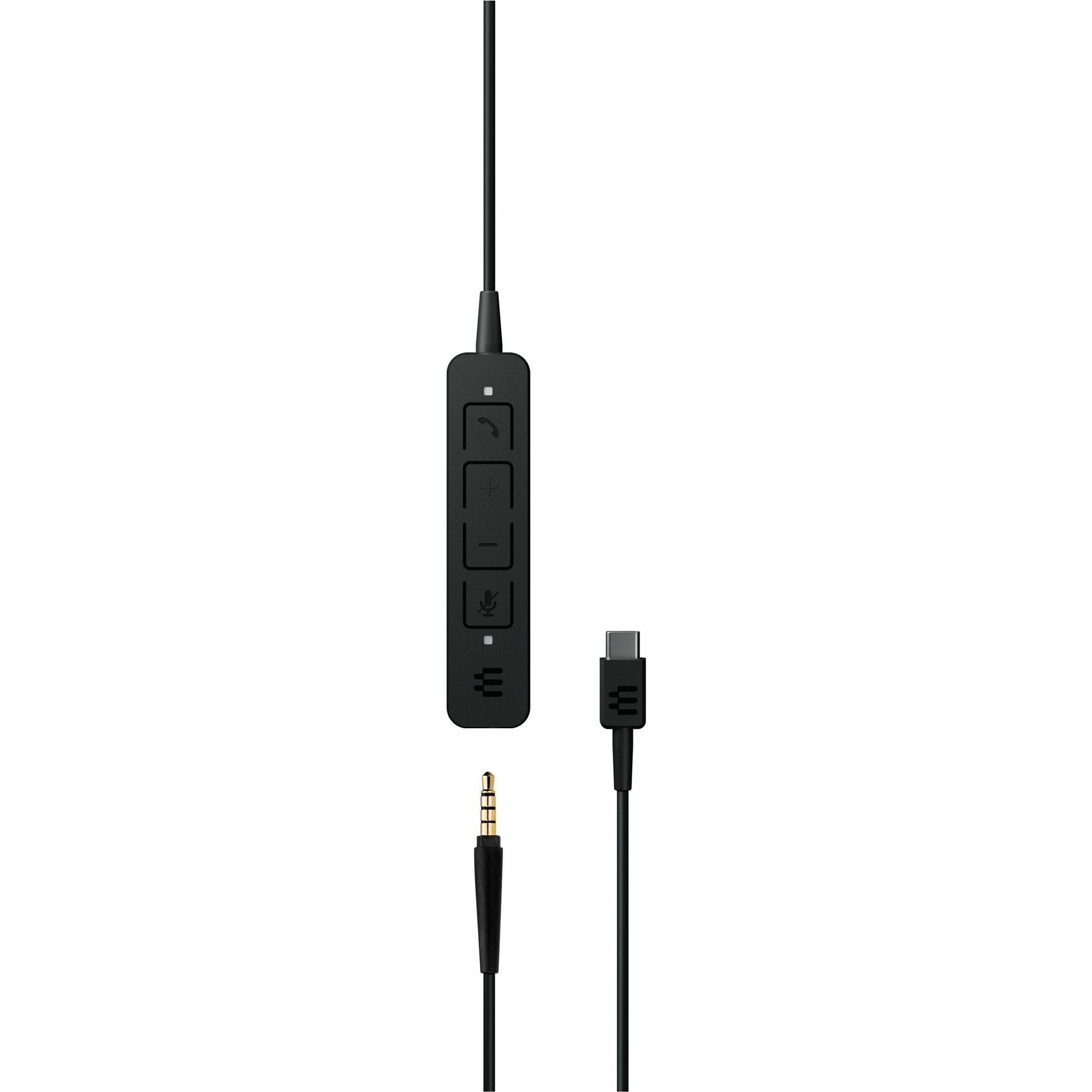 EPOS | 赛恩海瑟1000920 ADAPT 165 USB-C II 耳机，双耳在耳头戴式耳机，带2年保修，内置麦克风，移动设备兼容性 赛恩海瑟