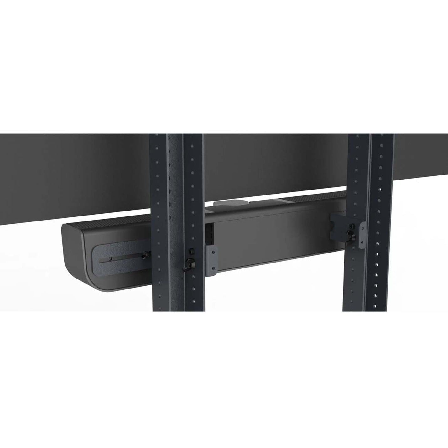 Soporte de Barra de Sonido Heckler Design H707-BG para Carro AV Heckler Ranura de Montaje Ajustable Durable Resistente a Arañazos Negro Gris