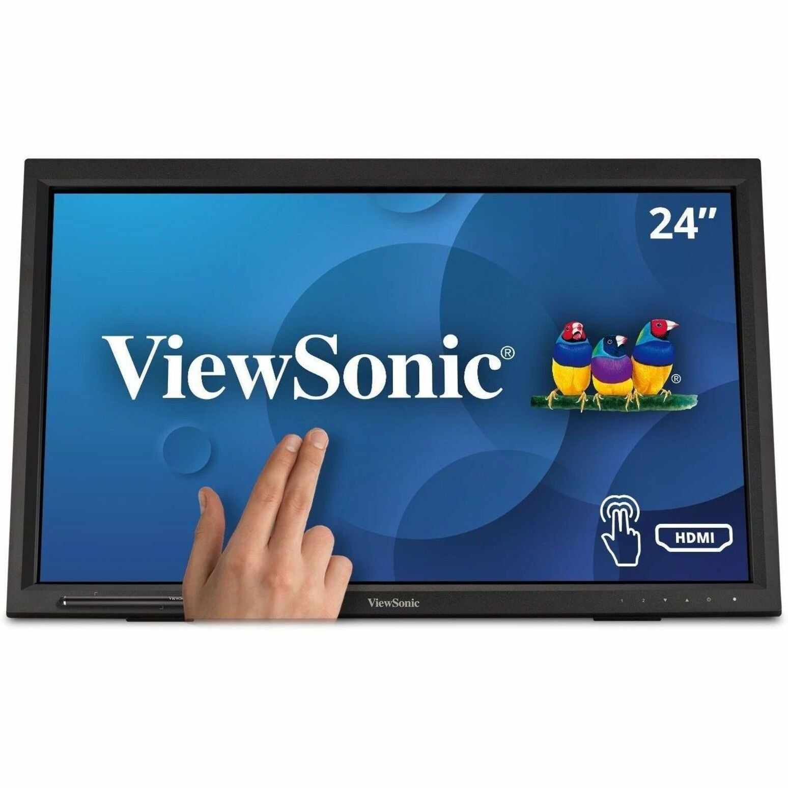 ViewSonic TD2423D 24" Touch Display Full HD 10-Point IR Touch USB Hub Wall Mountable