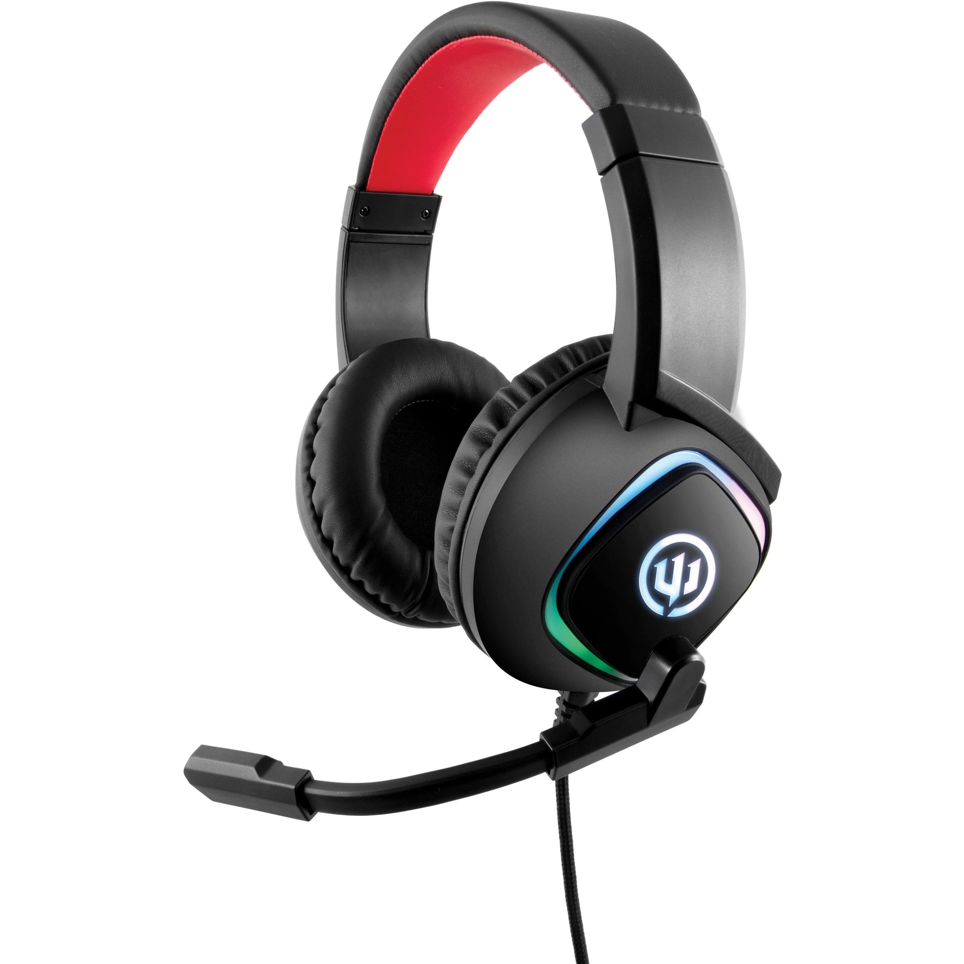 Wicked WI-GH800 Grid Legion 800 Gaming Headset, 7.1 Surround Sound, Lightweight, RGB Light