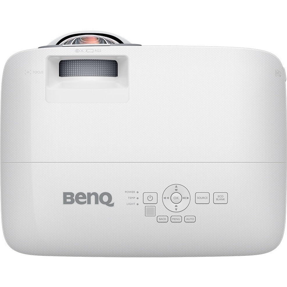 BenQ MX825STH DLP Projector MX825STH 3500 Lumens for Interactive Classroom, Short Throw, 4:3, White