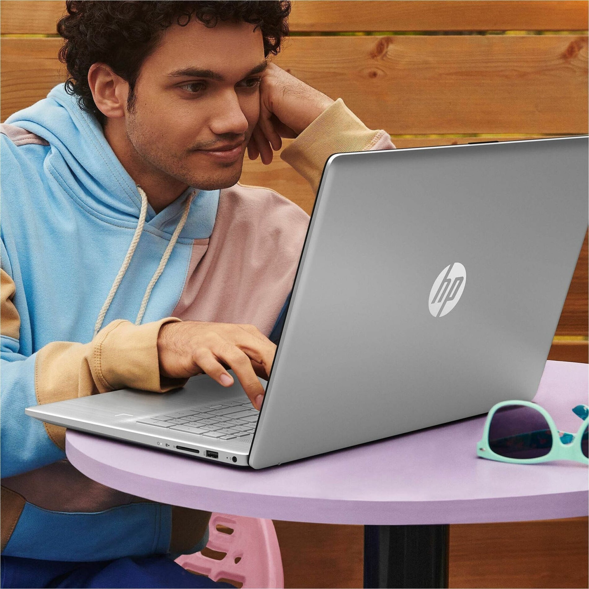 HP Laptop 17-cn0010nr 17.3" Touchscreen Notebook, Intel Core i3 11th Gen, 8GB RAM, 256GB SSD, Natural Silver