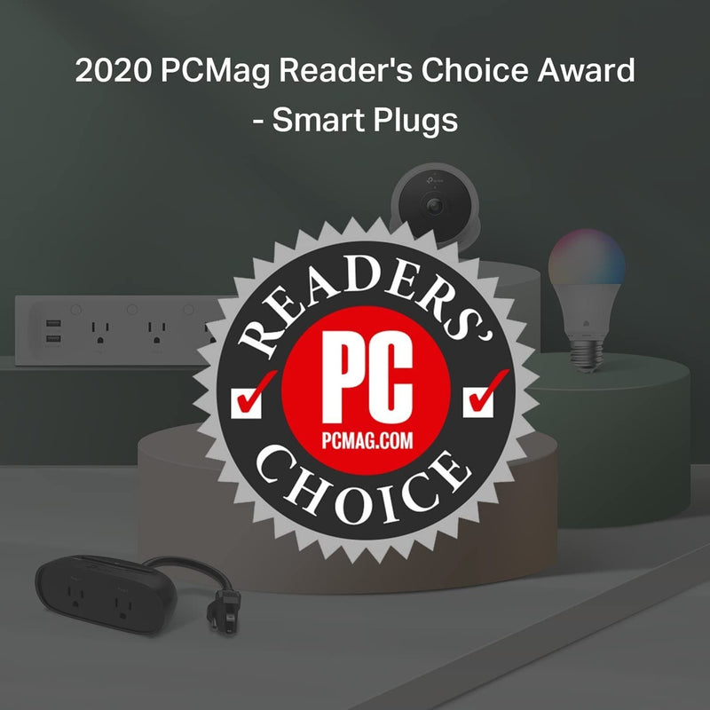 PCMag Reader's Choice award logo for smart plug category