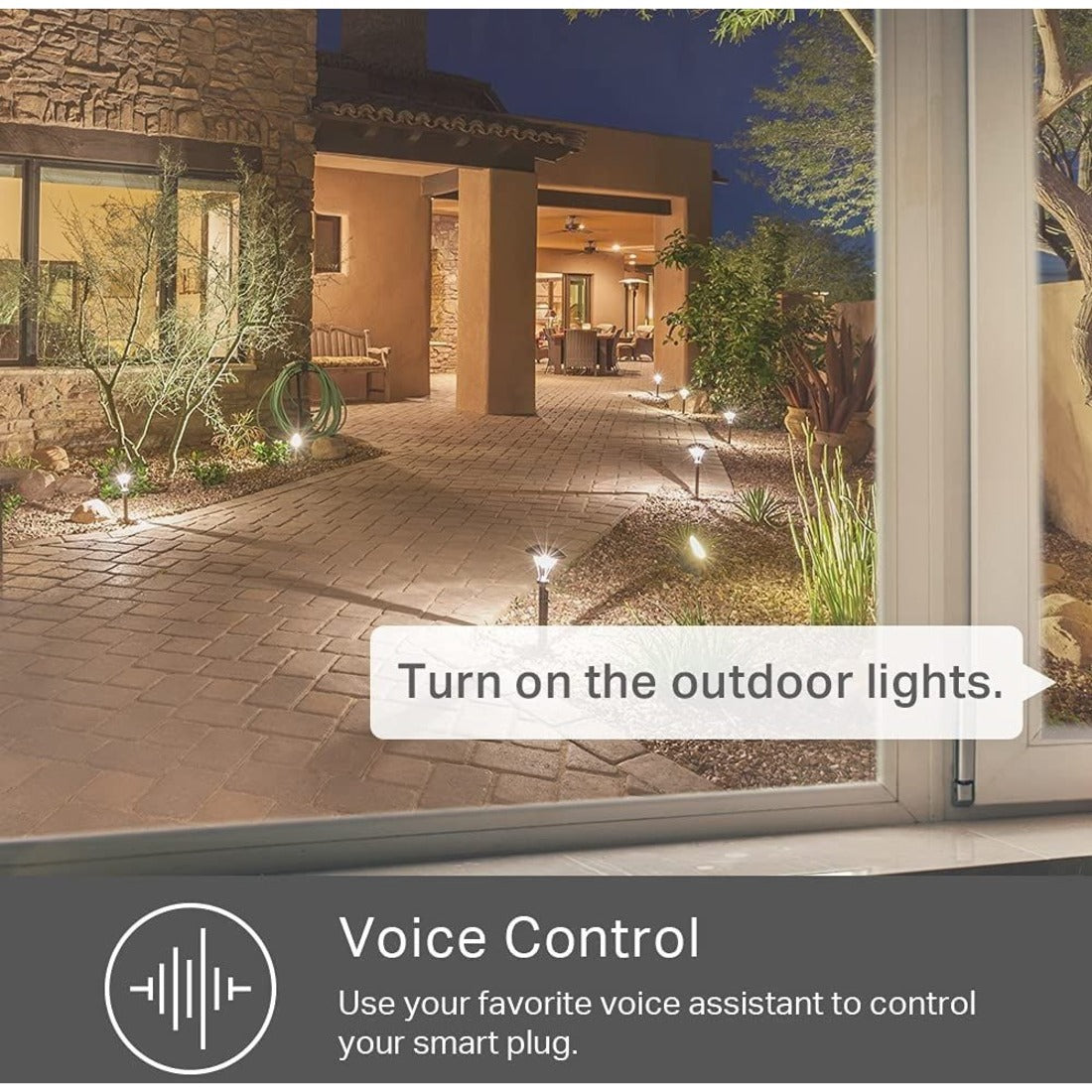 Demonstration of voice control feature with outdoor lighting scene-alternate-image10