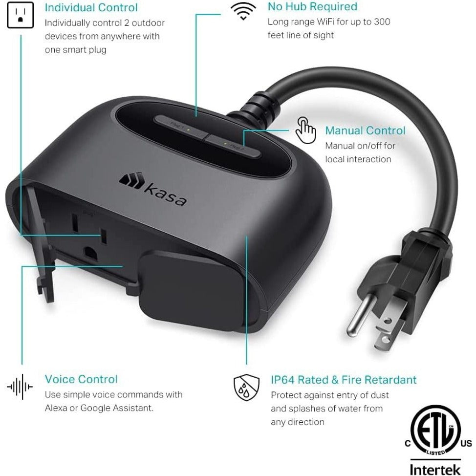 Diagram showing various control features of Kasa Smart outdoor plug-alternate-image8