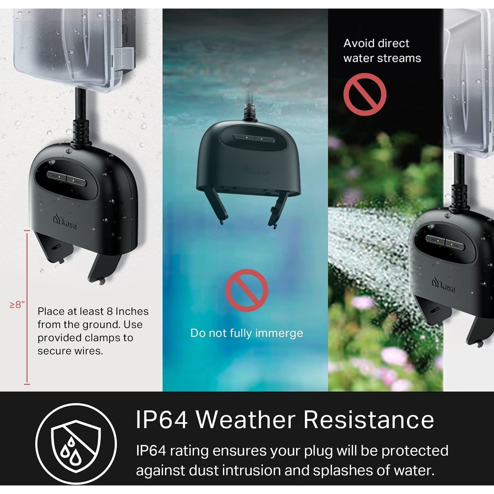 Installation guide showing proper mounting and safety considerations for outdoor smart plug-alternate-image9