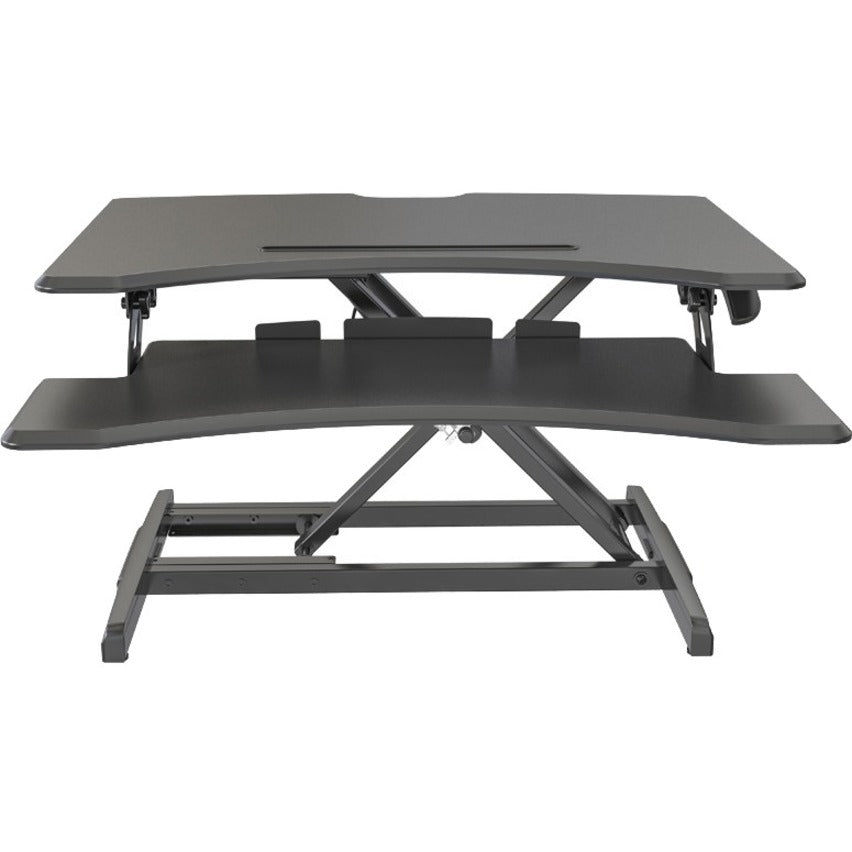 DoubleSight Displays DS-SSD33 Ergonomic Sit Stand Desk Mount, Sturdy, Locking Mechanism, Gas Spring, Height Adjustable