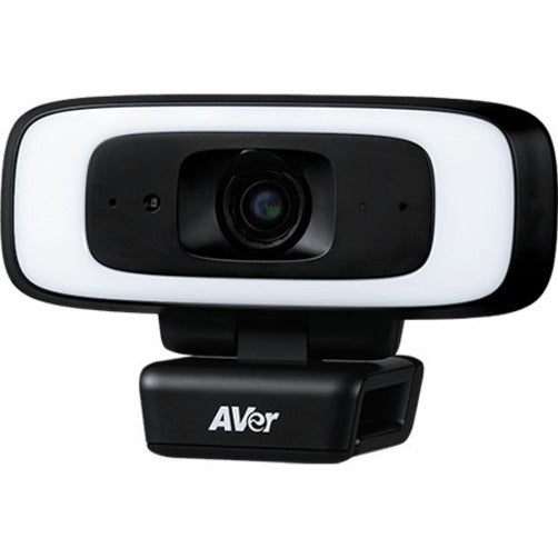 Straight-on view of AVer CAM130 webcam showing modern design-alternate-image6