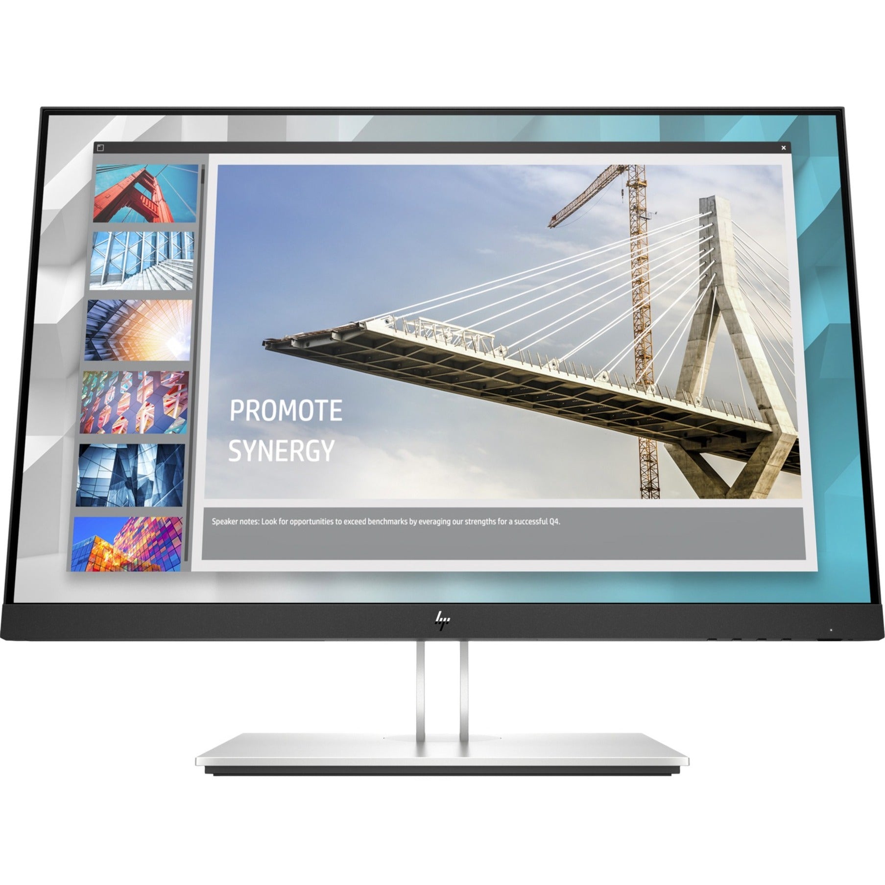 HP E24i G4 24" WUXGA LCD Monitor, 16:10, 250 Nit, Black