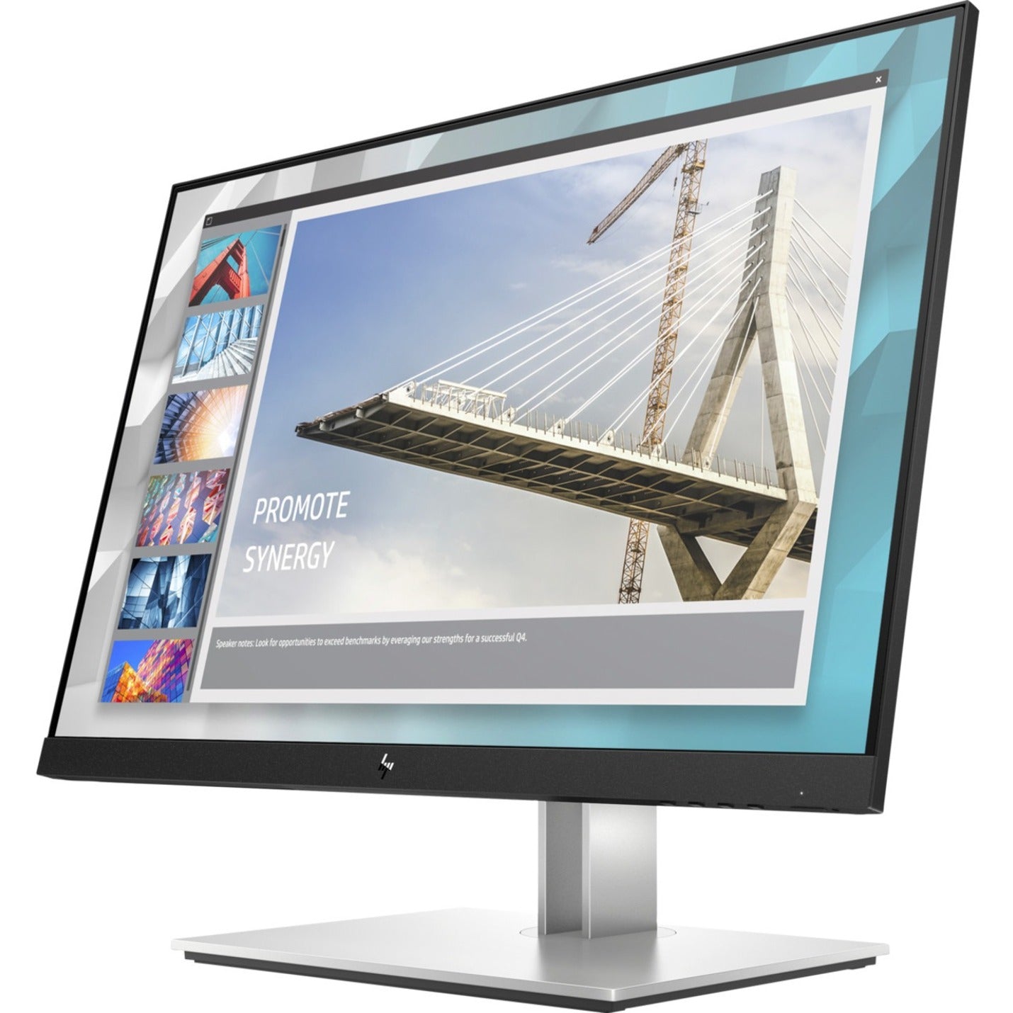 HP E24i G4 24" WUXGA LCD Monitor, 16:10, 250 Nit, Black