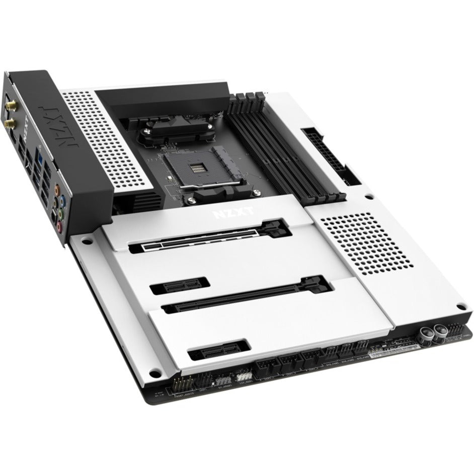 NZXT N7-B55XT-W1 N7 B550 Gaming Desktop Motherboard, AMD B550 Chipset, Socket AM4, ATX, Matte White