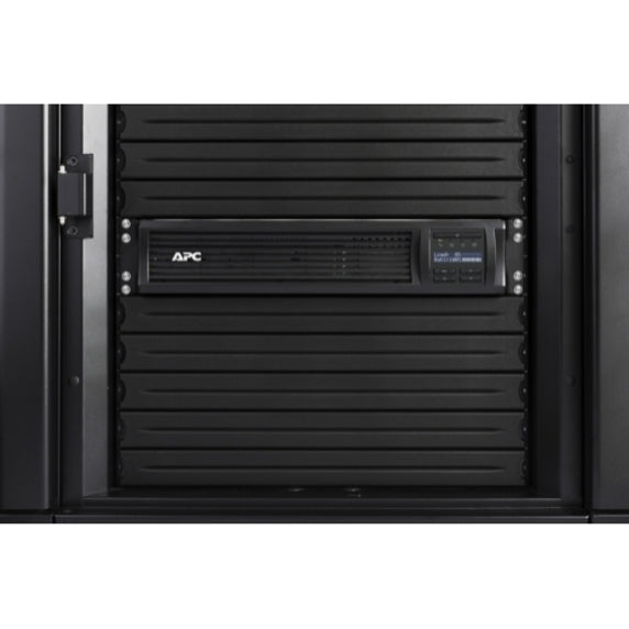 APC Smart-UPS installed in server rack showing integration capabilities