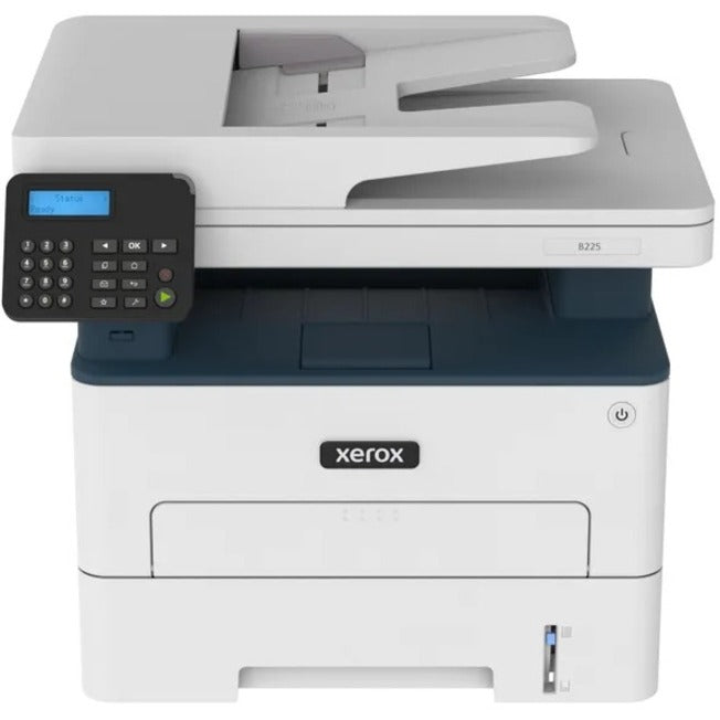 Xerox B225/DNI Multifunction Printer - Monochrome, Wireless Laser Printer with Flatbed Scanner, Automatic Duplex Printing, 36 ppm Print Speed, 600 x 600 dpi Resolution