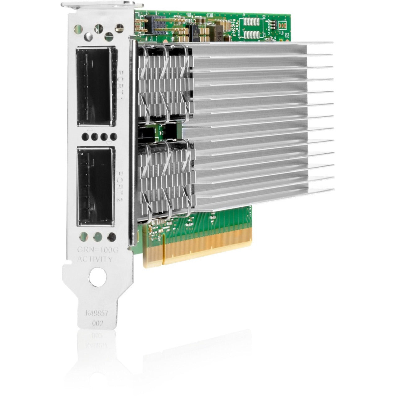 HPE P21112-B21 E810-CQDA2 100Gigabit Ethernet Card, PCI Express 4.0 x16, 2 Ports, 100GBase-X