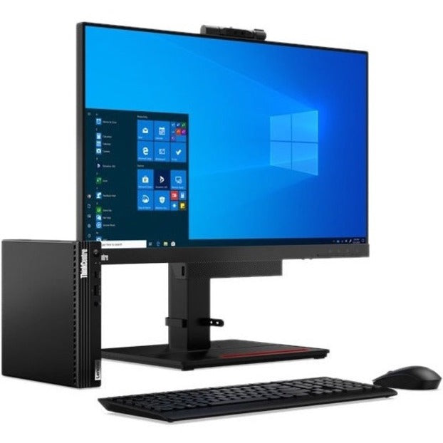 Lenovo 11DT00AEUS ThinkCentre M70q Desktop Computer, Intel Core i5-10400T, 8GB RAM, 256GB SSD, Windows 10 Pro