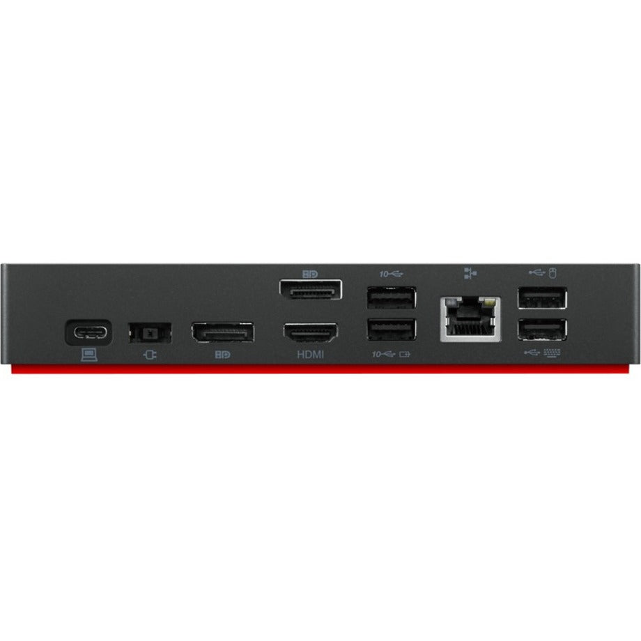 Lenovo 40AY0090US ThinkPad Universal USB-C Dock, 3 Year Warranty, Windows Compatible