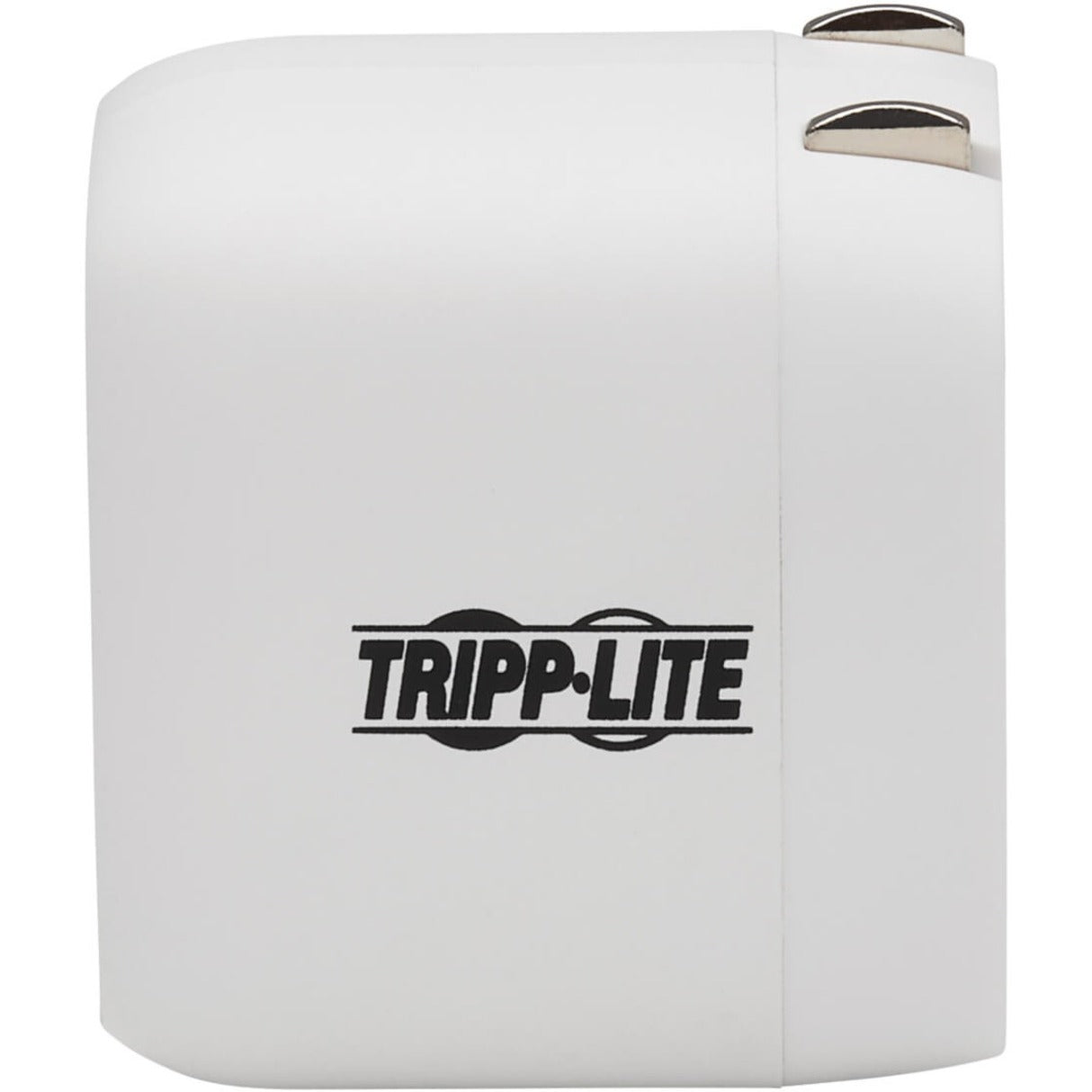 Tripp Lite U280-W01-20C1-G Chargeur mural compact USB-C 1 port technologie GaN chargement 20W PD 3.0 blanc