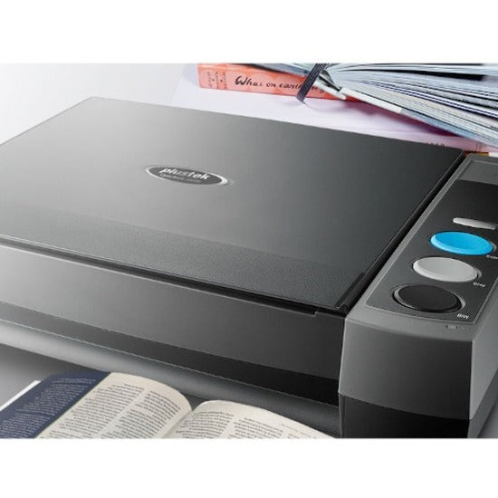 OpticBook 3800L scanner in use with open book demonstrating practical scanning application-alternate-image7