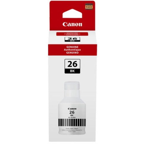 Botella de tinta negra pigmentada Canon 4409C001 GI-26 alto rendimiento 6000 páginas