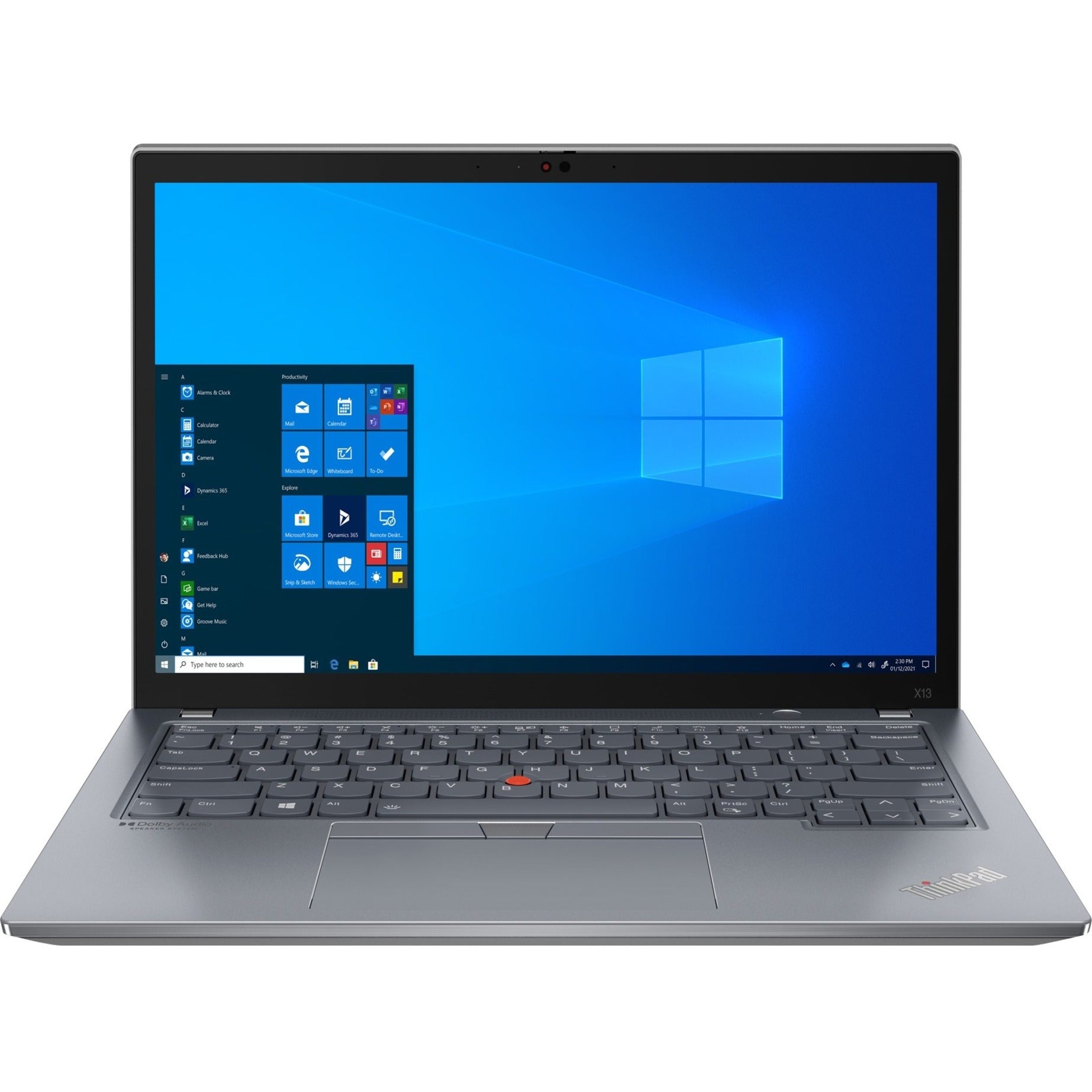 Lenovo 20WK0099US ThinkPad X13 Gen 2 (Intel) 13.3 Touch Notebook, Core i5, 16GB RAM, 512GB SSD, Windows 10 Pro