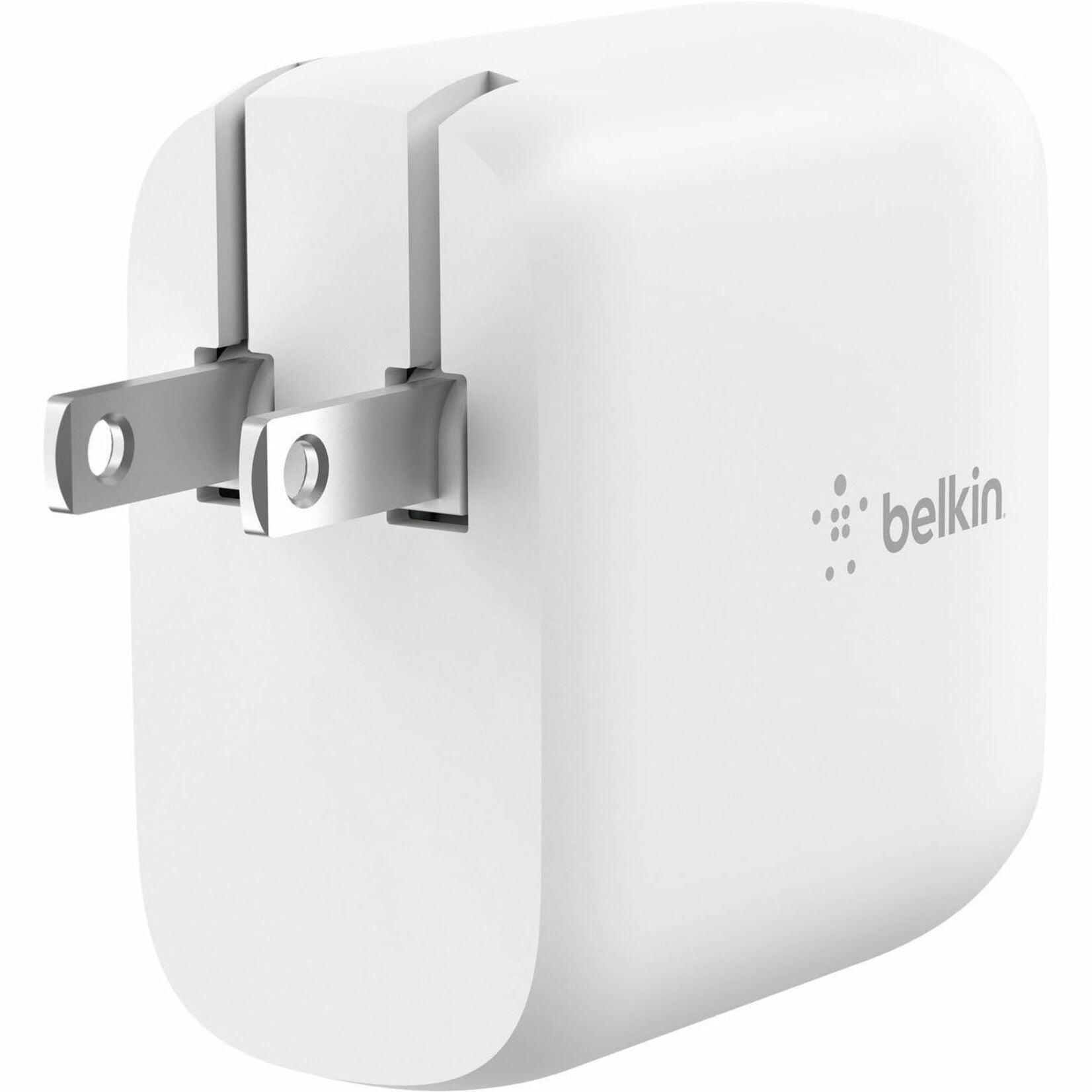 Belkin WCB006DQWH DUAL 20W USB-C Wall Charger, 40W PD, White