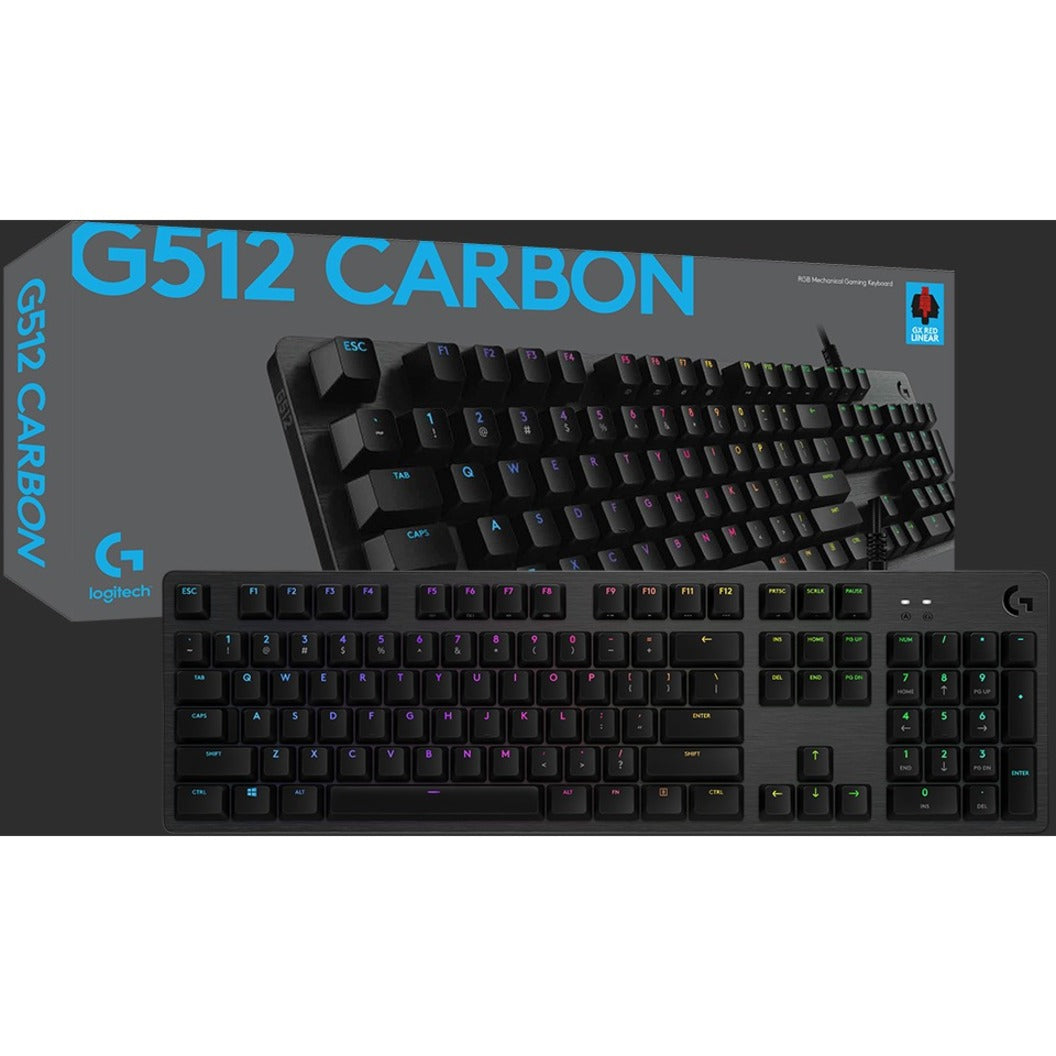 Logitech G512 Carbon Light Sync RGB Mechanical Gaming Keyboard (920-009360)
