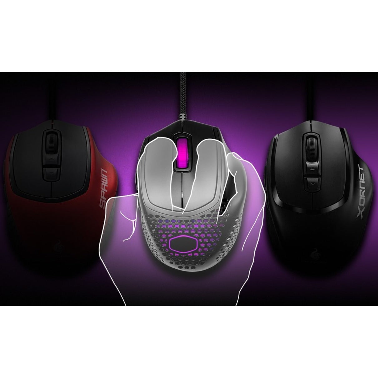 Cooler Master MM-720-KKOL1 MasterMouse MM720 Gaming Mouse, Ergonomic Fit, 16000 dpi, 2 Year Warranty