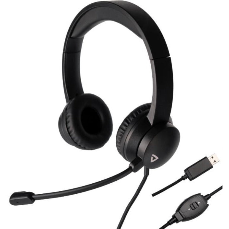 Thronmax THX20 THX-20 USB Headset, Binaural Over-the-head Stereo Headset with Adjustable Headband, Comfortable Design, and Flexible Boom Microphone