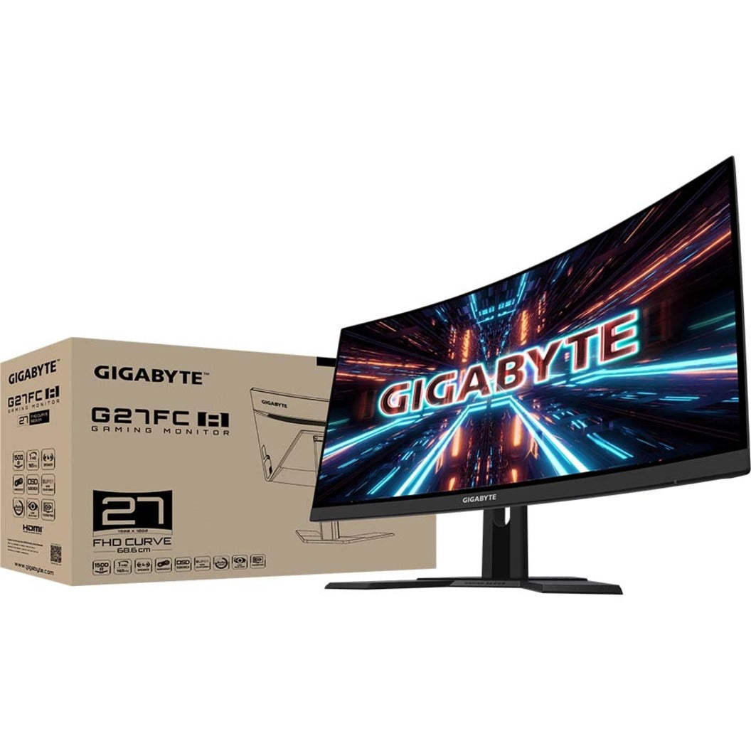 GIGABYTE G27FC A-SA 27" LED Curved FHD FreeSync Monitor with HDR, 170Hz Refresh Rate, 1ms Response Time