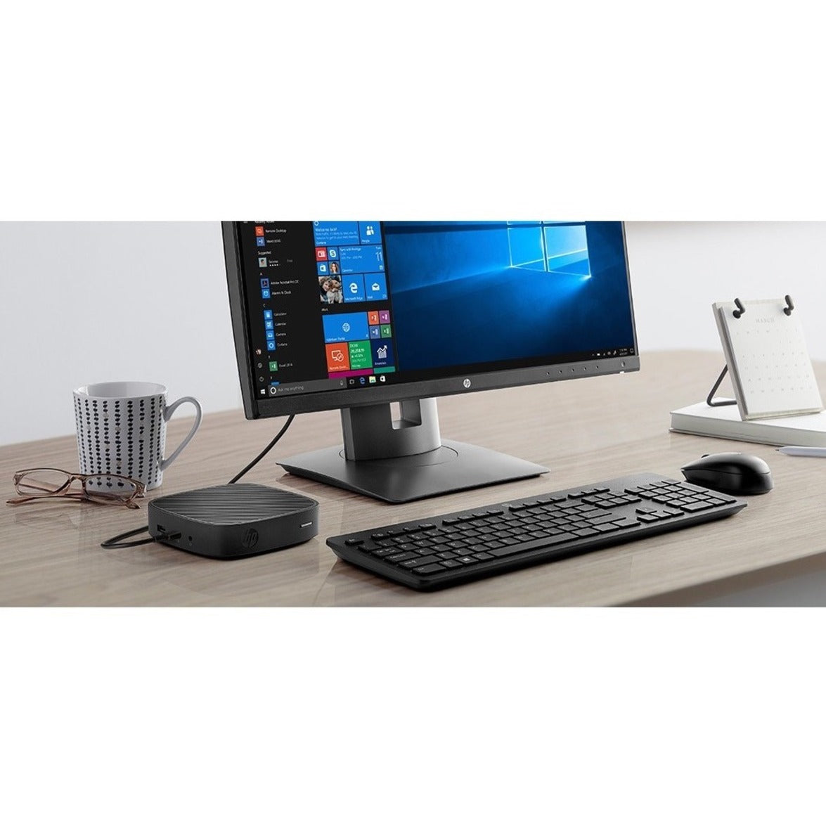 HP t430 Thin Client - インテル セレロン N4020 デュアルコア 1.10 GHz、4GB RAM、32GB フラッシュメモリ、HP スマート ゼロ OS ブランド名: HP (ヒューレット・パッカード)