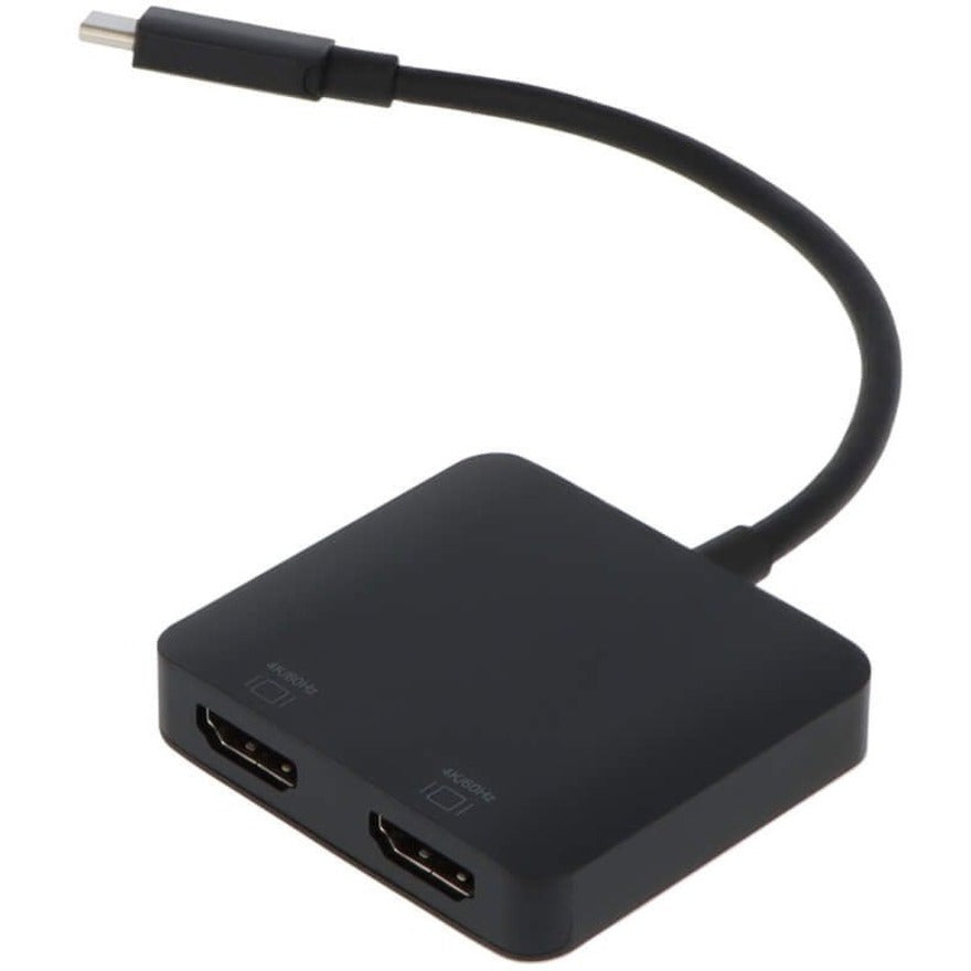 VisionTek 901432 USB-C to HDMI x2 محول، قابل للتوصيل والتشغيل، نشط، دعم دقة 4K VisionTek