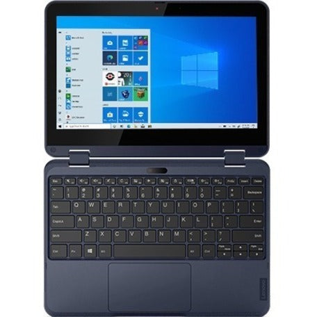 Lenovo 82J1000GUS 300w Gen 3 11.6" Touchscreen Convertible 2 in 1 Notebook, AMD 3015e Dual-core, 4GB RAM, 64GB Flash Memory, Abyss Blue