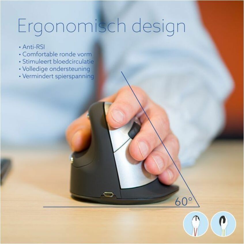 Technical diagram showing 60-degree ergonomic angle-alternate-image13