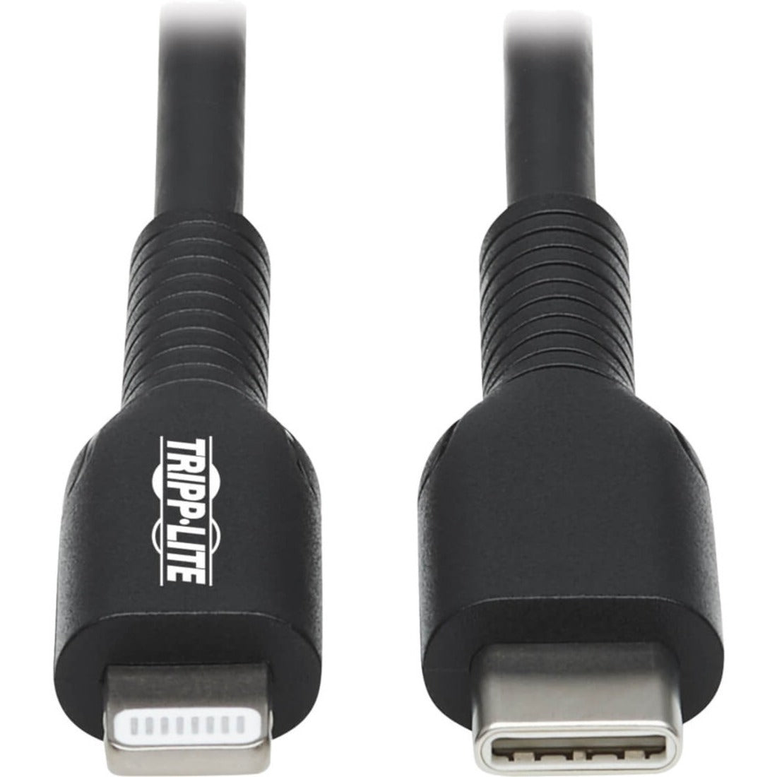 Tripp Lite M102-03M-BK USB-C to Lightning Sync/Charge Cable (M/M), MFi Certified, Black, 3 m (9.8 ft.)