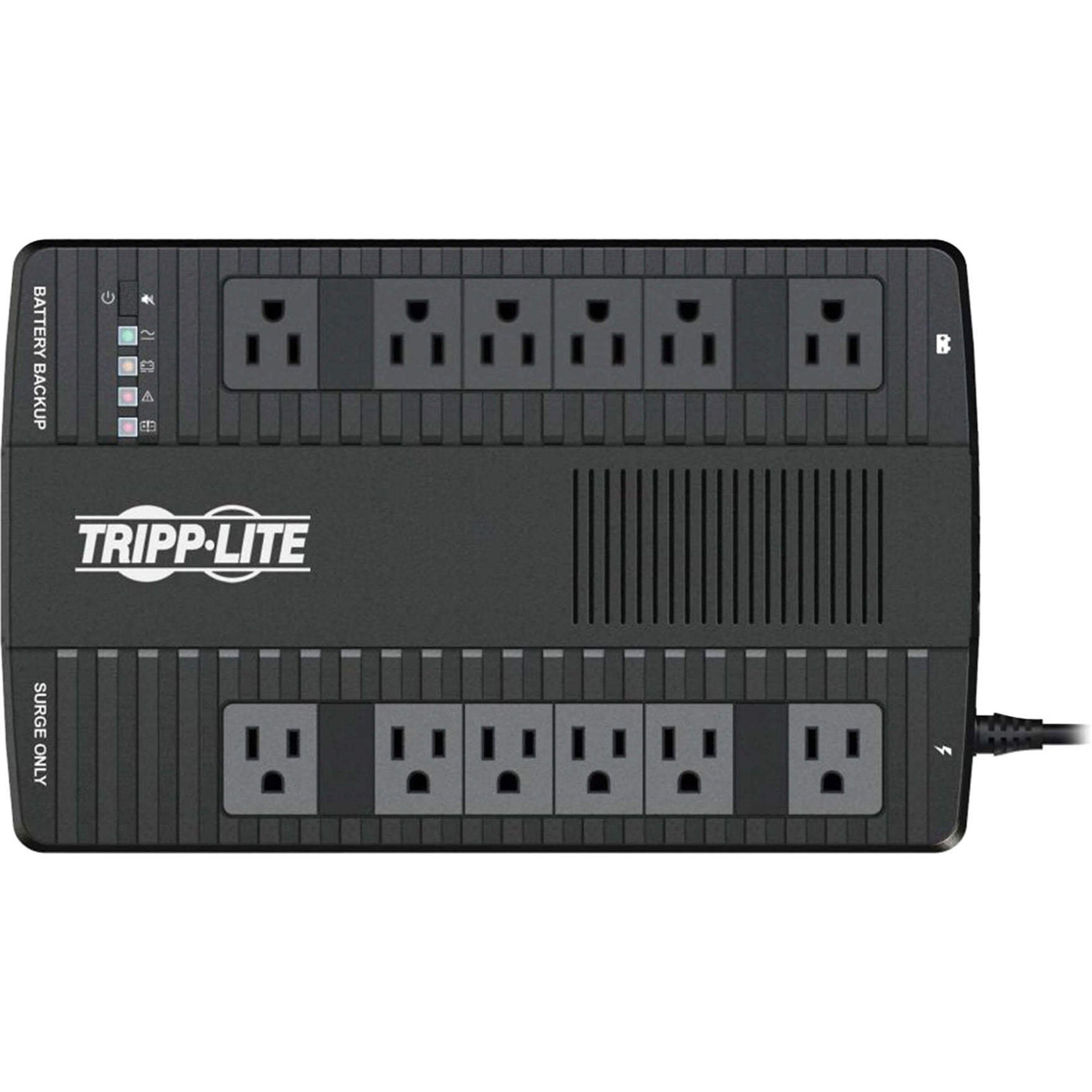 Tripp Lite OMNISMART550MX OmniSmart 550VA Ultra-compact Desktop/Tower/Wall Mount UPS, 2 Year Warranty, Pure Sine Wave, USB Port