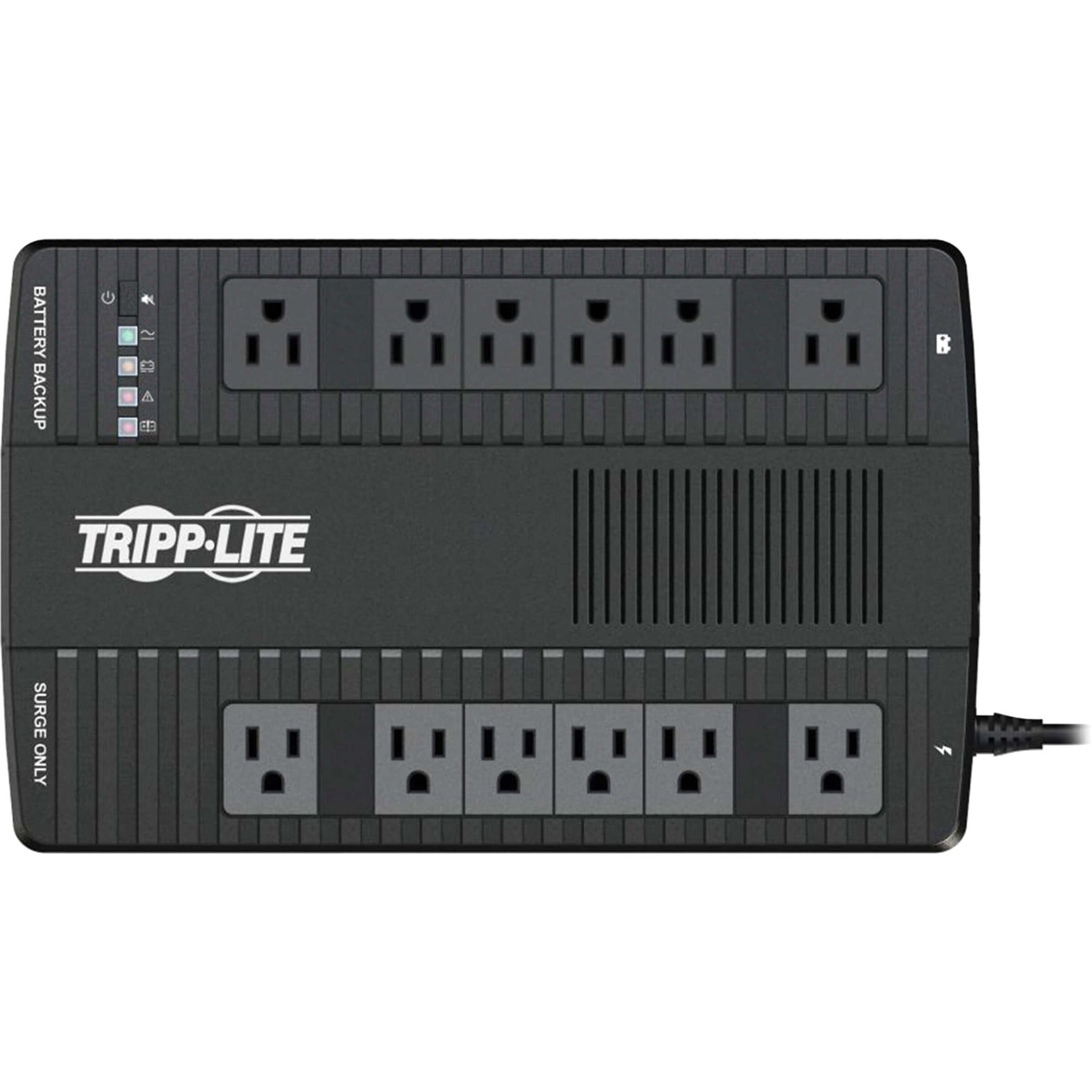 Tripp Lite OMNISMART750MX OmniSmart 750VA Ultra-compact Desktop/Tower/Wall Mount UPS, 2 Year Warranty, Pure Sine Wave, 750 VA/460 W Load Capacity